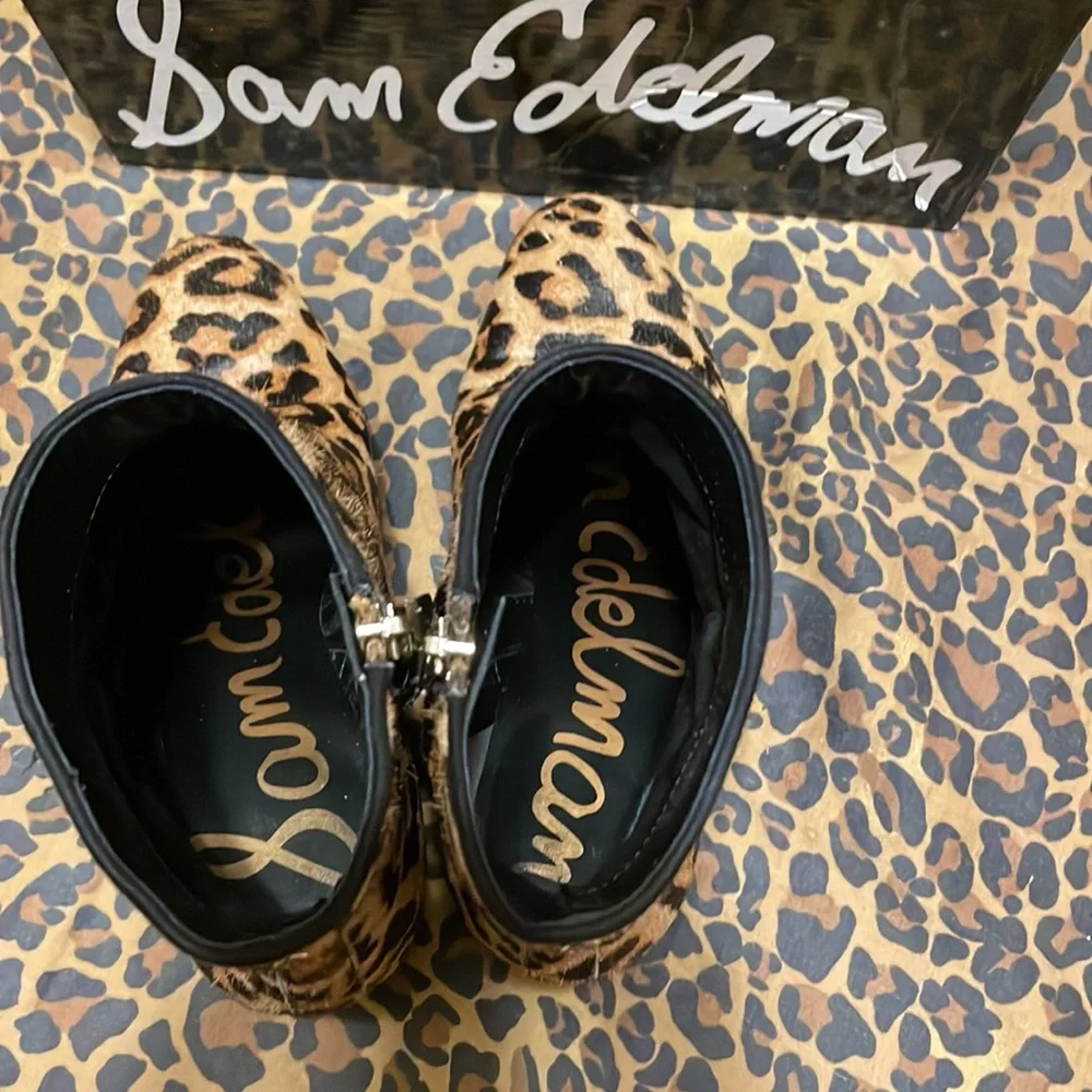 Sam Edelman Leopard Booties - Picture 5 of 10